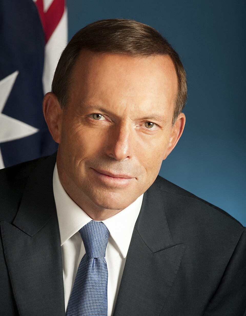 Official portrait of Tony Abbott , Prime Minister of Australia (2013–2015)