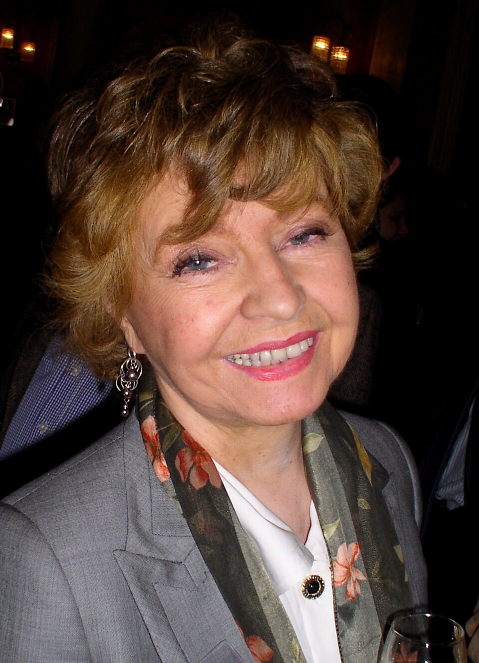 Prunella Scales attending New Year party at The Stage (5 Feb, 2010)