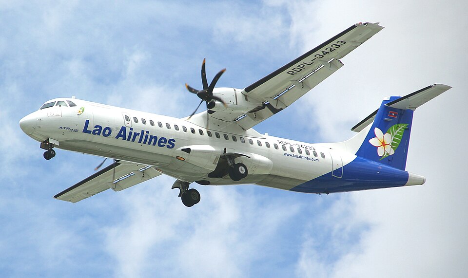 An ATR 72-600 (RDPL-34233) of Lao Airlines landing at Tan Son Nhat International Airport in Ho Chi Minh City. This aircraft crashed as Lao Airlines Flight…