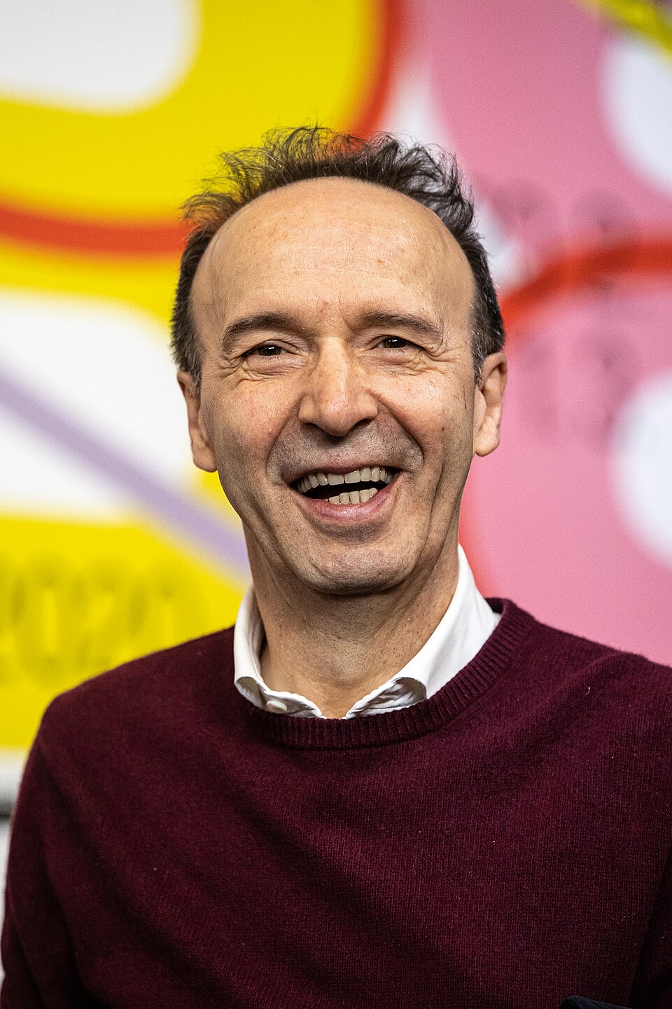 Actor Roberto Benigni at the Berlin Film Festival 2020