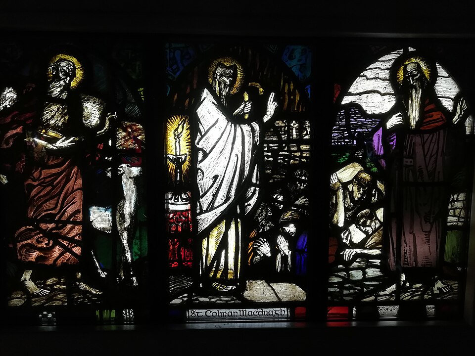 Saint Colman MacDuagh window, Hugh Lane Gallery