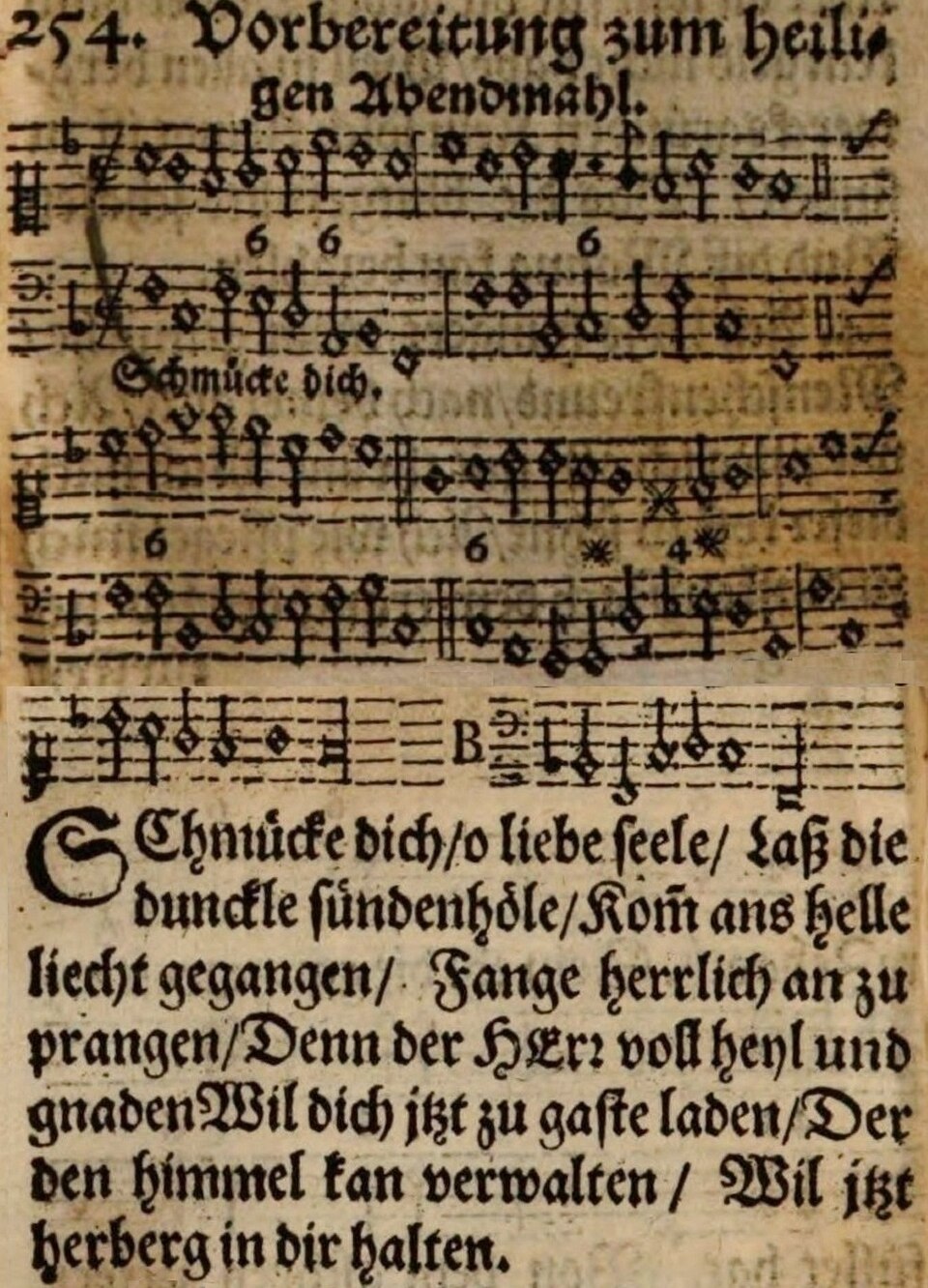 Schücke dich, o liebe Seele , Praxis Pietatis Melica 1653