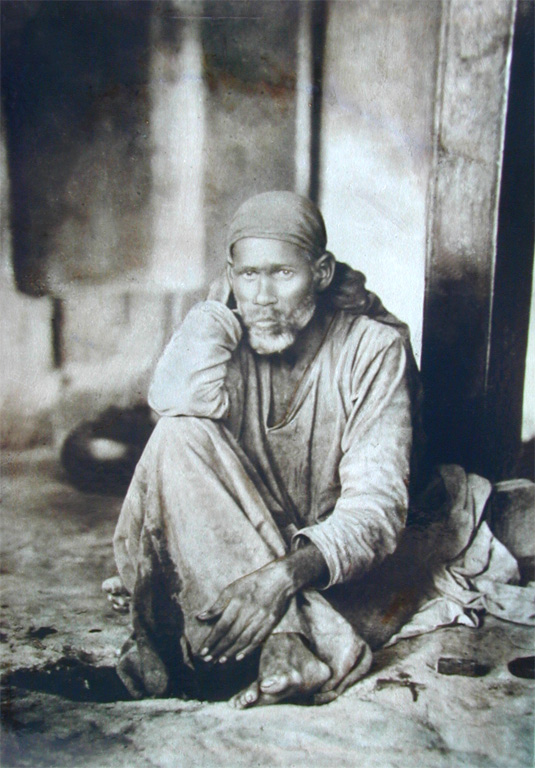 Sai Baba of Shirdi, saint (1838-1918).
