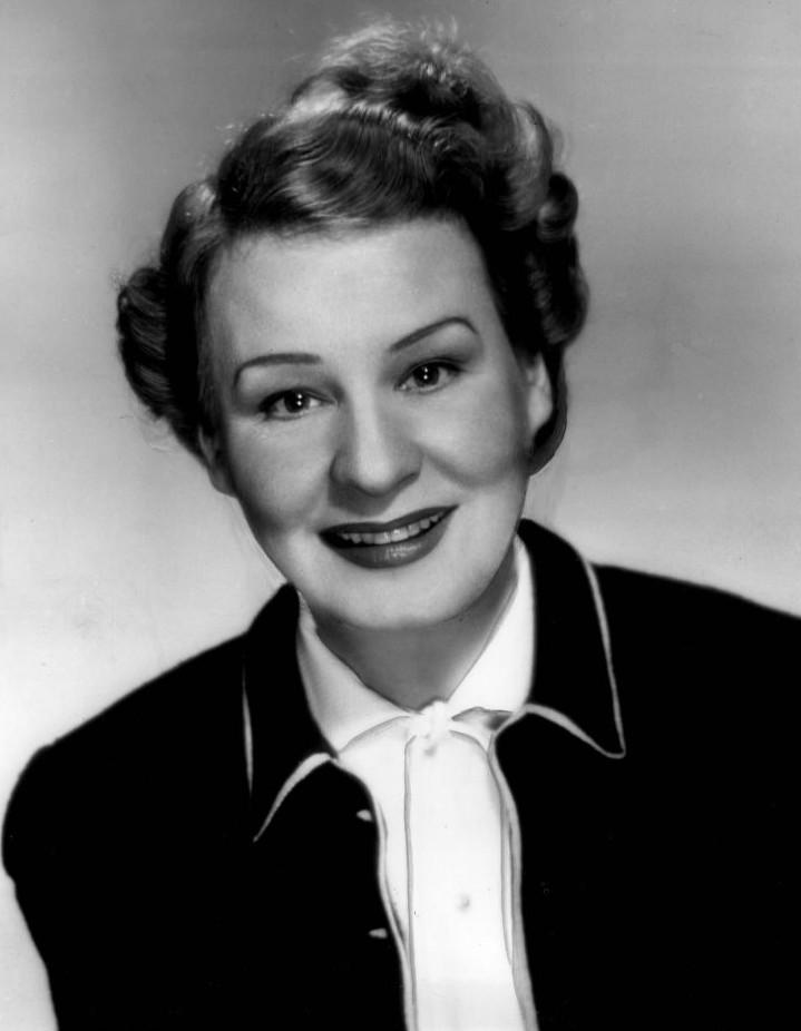 Photo of actress Shirley Booth from her 1950 Broadway role in Come Back, Little Sheba .