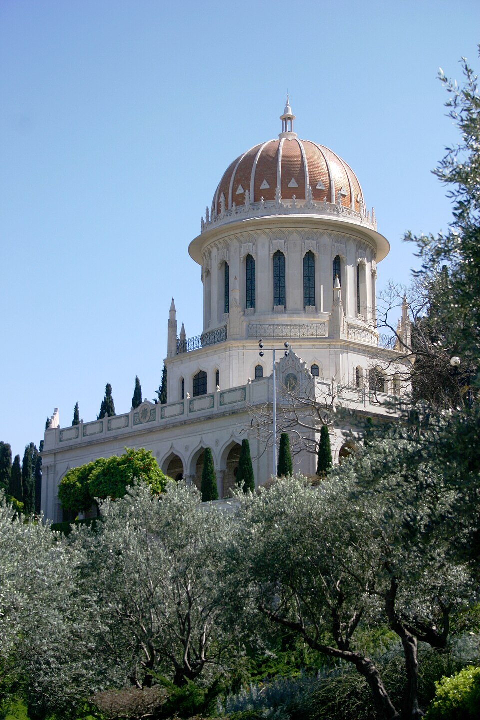 Shrine of the Báb from North West