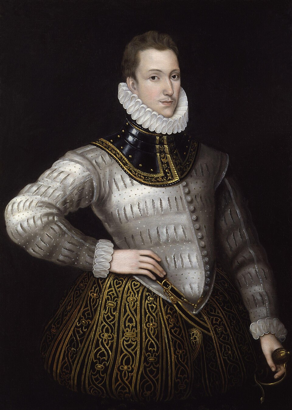 Portrait of Philip Sidney (1554-1586), English poet.