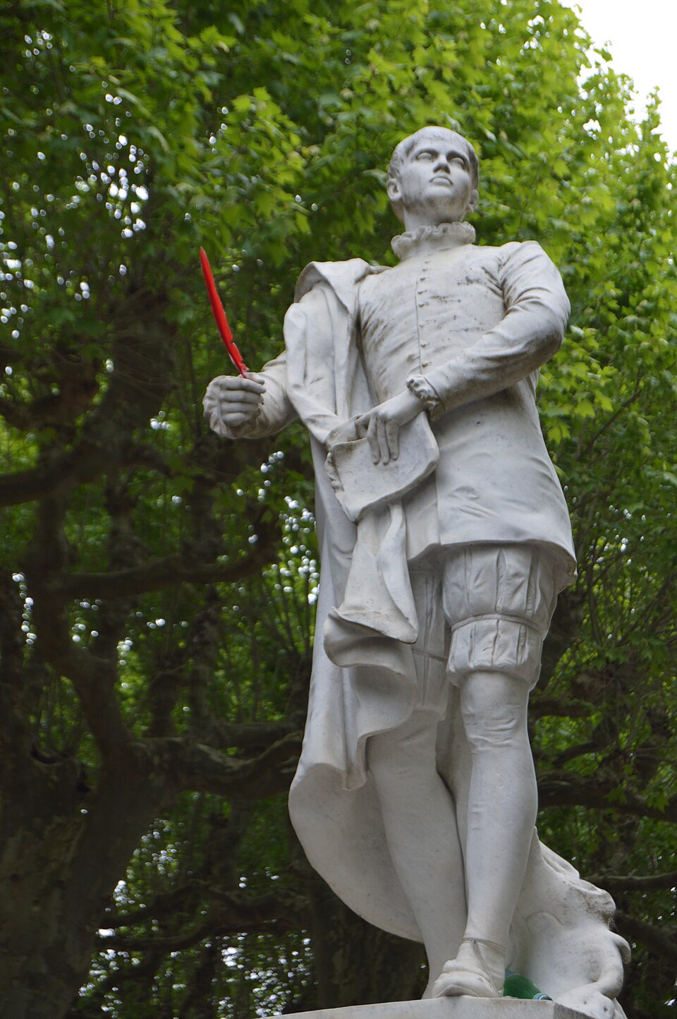 Tony Noël, Monument à Étienne de La Boétie (1892), détail, Sarlat-la-Canéda (Dordogne, France).