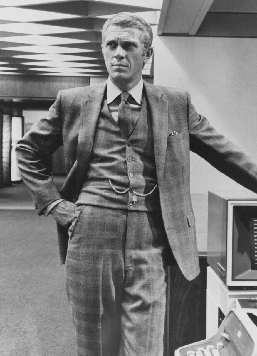 Steve McQueen in The Thomas Crown Affair , 1968.