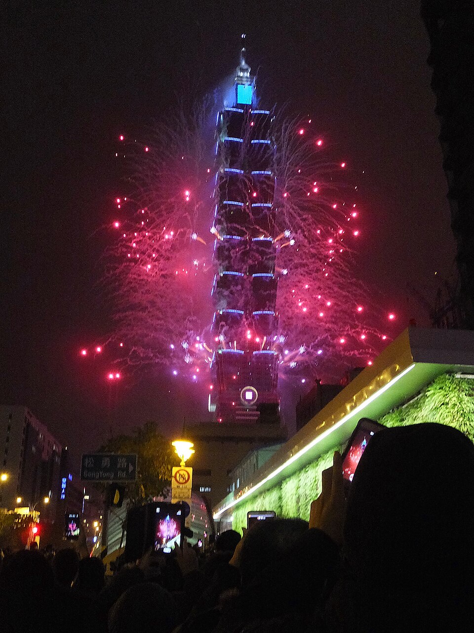 Taipei 101 New Year Firework 台北101跨年煙火
