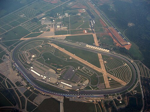 Talladega Superspeedway, the track where the race will be held.