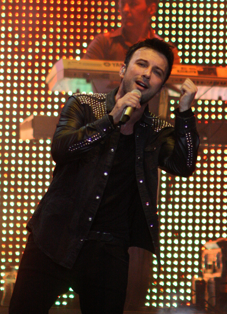 Turkish singer Tarkan.