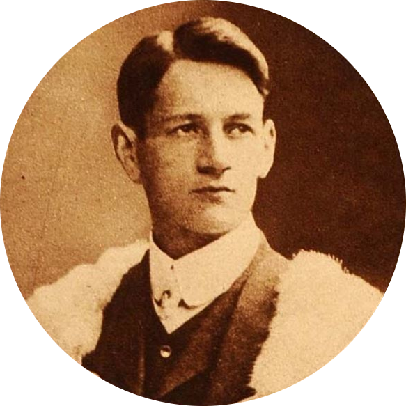 Photograph of Irish Nationalist Terence MacSwiney dressed in the garb of his office as Lord Mayor of Cork.