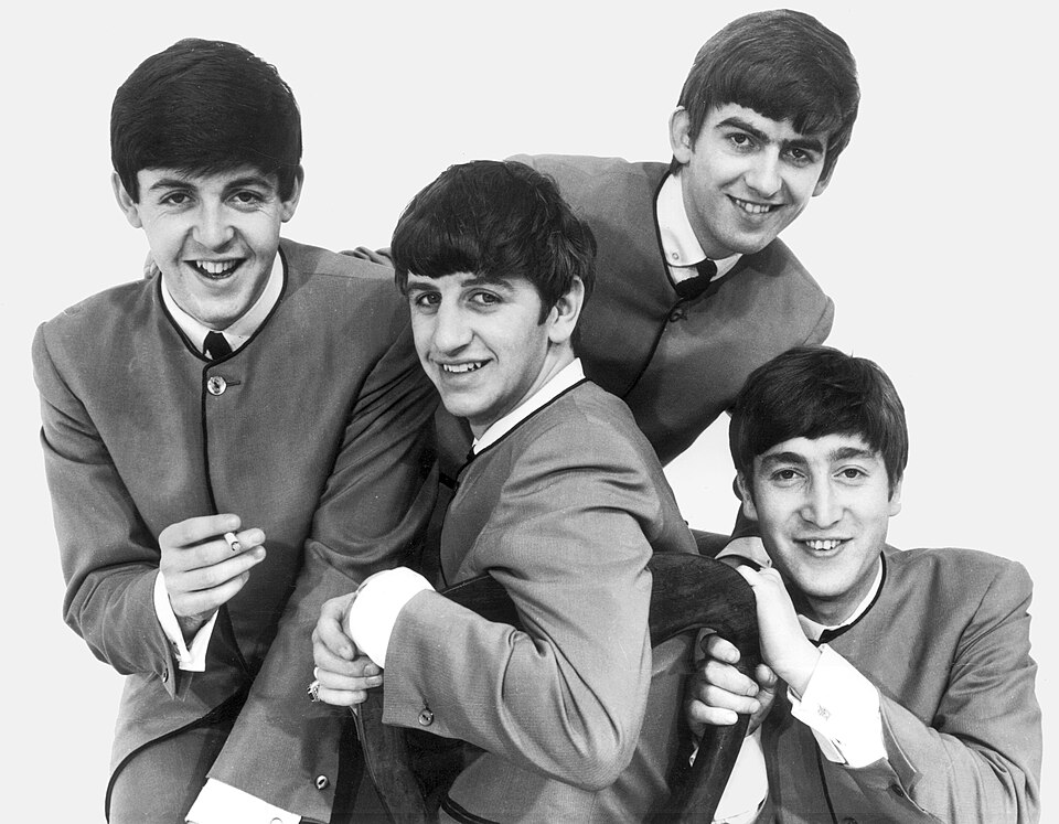 The Beatles 1963 publicity photo used on the cover of I Want to Hold Your Hand