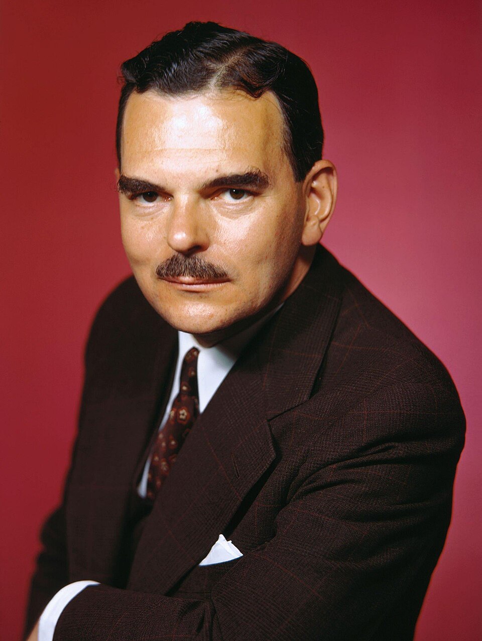(Original Caption) Governor of New York Thomas E. Dewey is shown in a head and shoulders portrait.