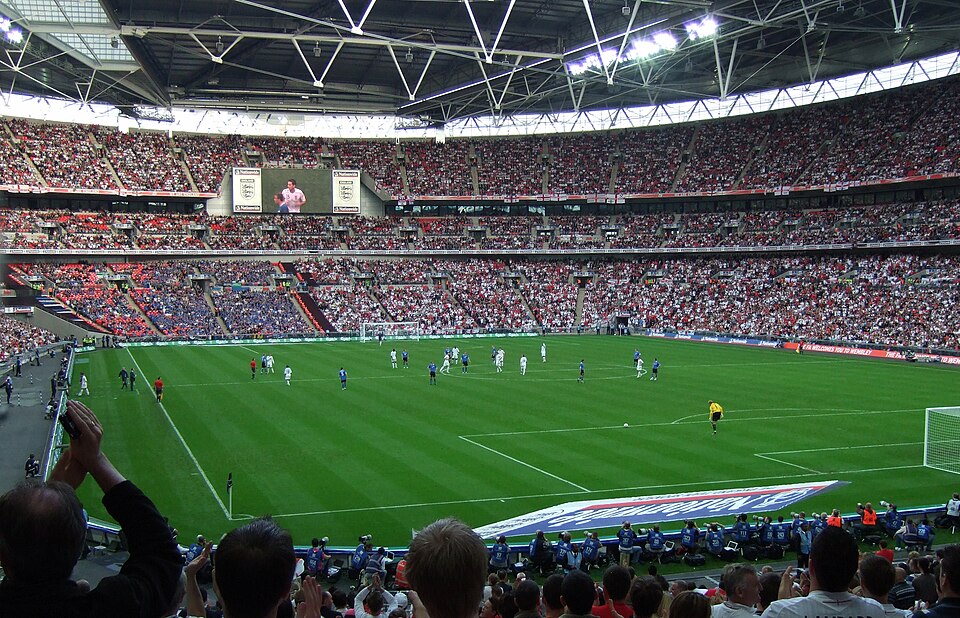 England v Estonia - Wembley 13 October 2007 - Euro 2008 Qualifiers. England 3 Estonia 0