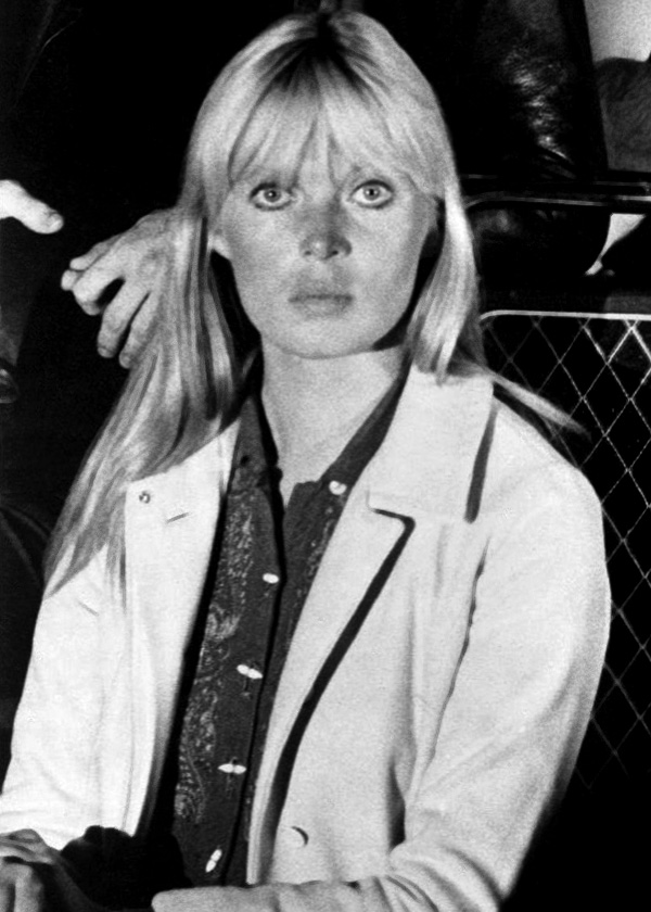 Photo portrait of the German singer Nico circa 1966, from a publicity photo when she was a member of the American rock band The Velvet Underground .