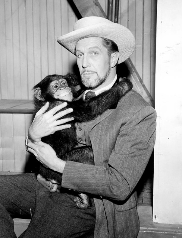 Photo of Vincent Price as a guest star on the television series Riverboat .