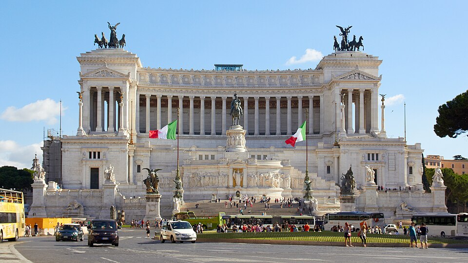 The Vittorio Emmanuele II Monument, Rome, Italy