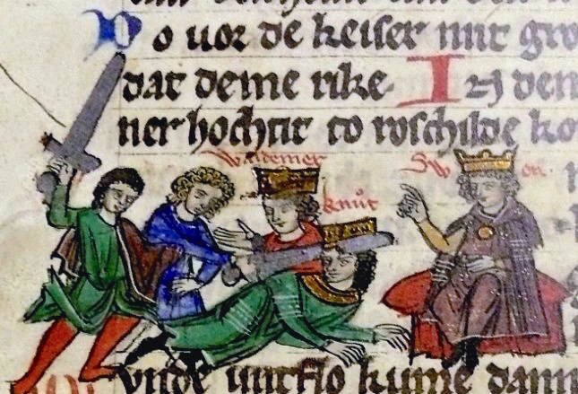 Valdemar I of Denmark and Sweyn III of Denmark and Canute V of Denmark
