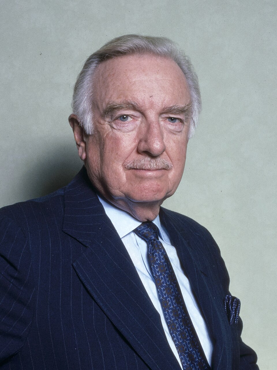 Portrait photograph of Walter Cronkite