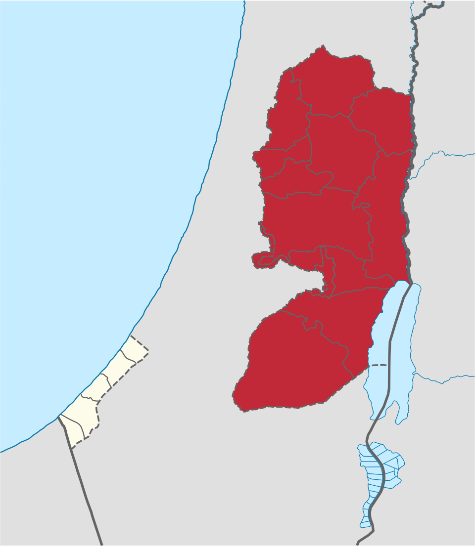 Location of district XY (see filename) in Palestine