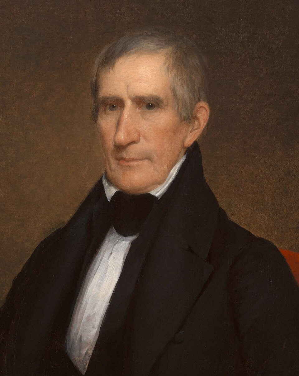 William Henry Harrison , in March 1841 the ninth President of the United States , painted by Albert Gallatin Hoit