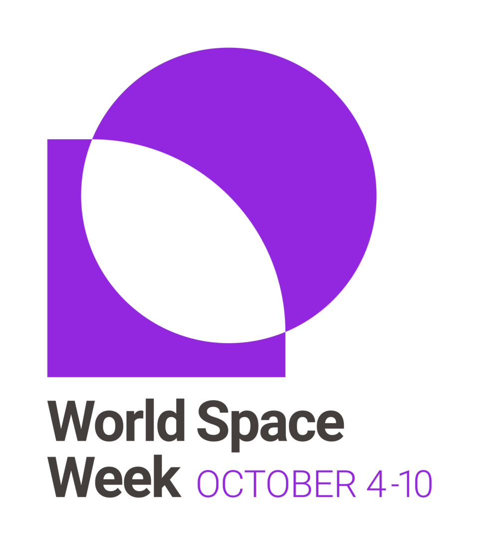 Official logo for World Space Week.