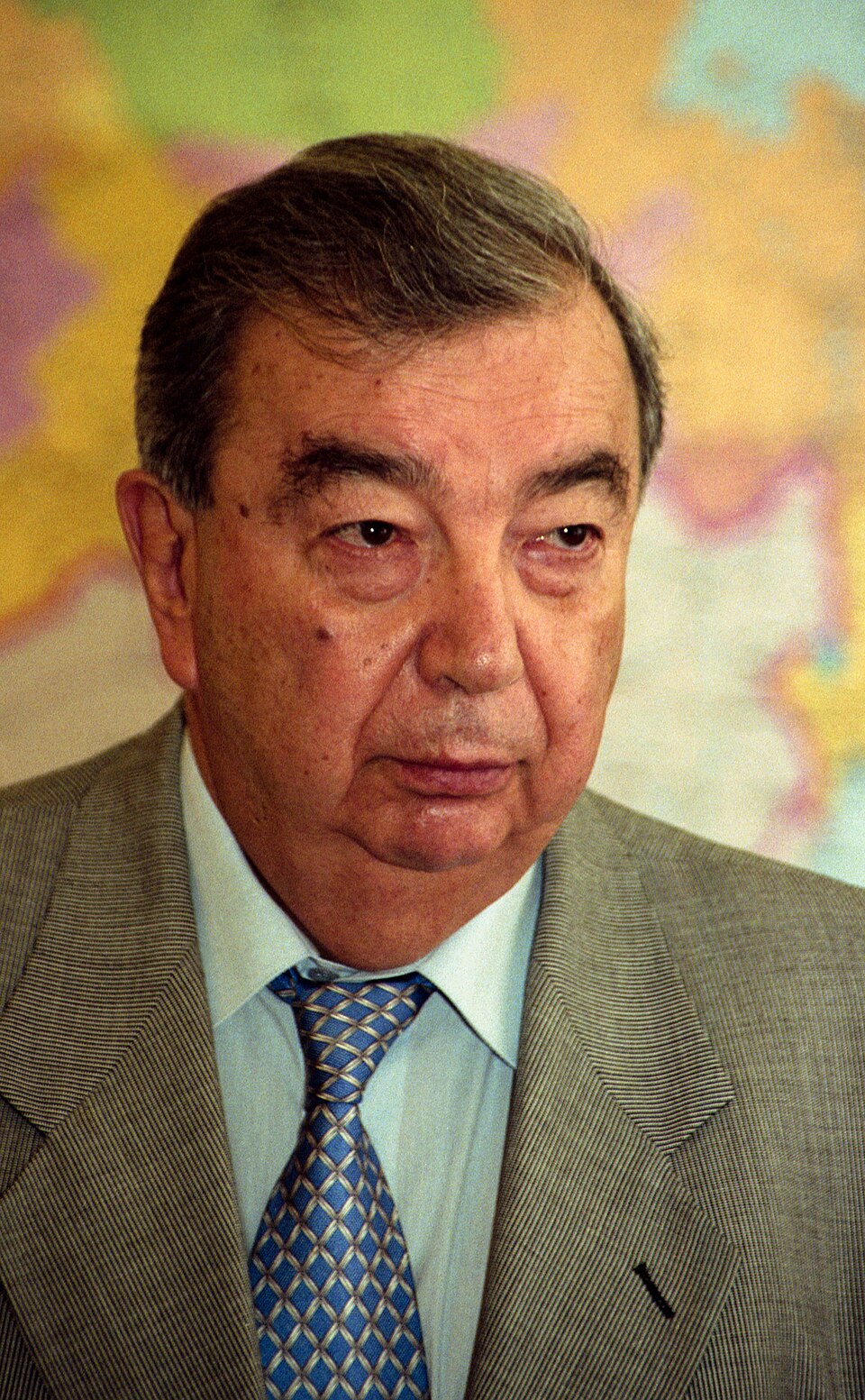 Russian politician and diplomat, Prime Minister of Russia Yevgeny Primakov, 2002